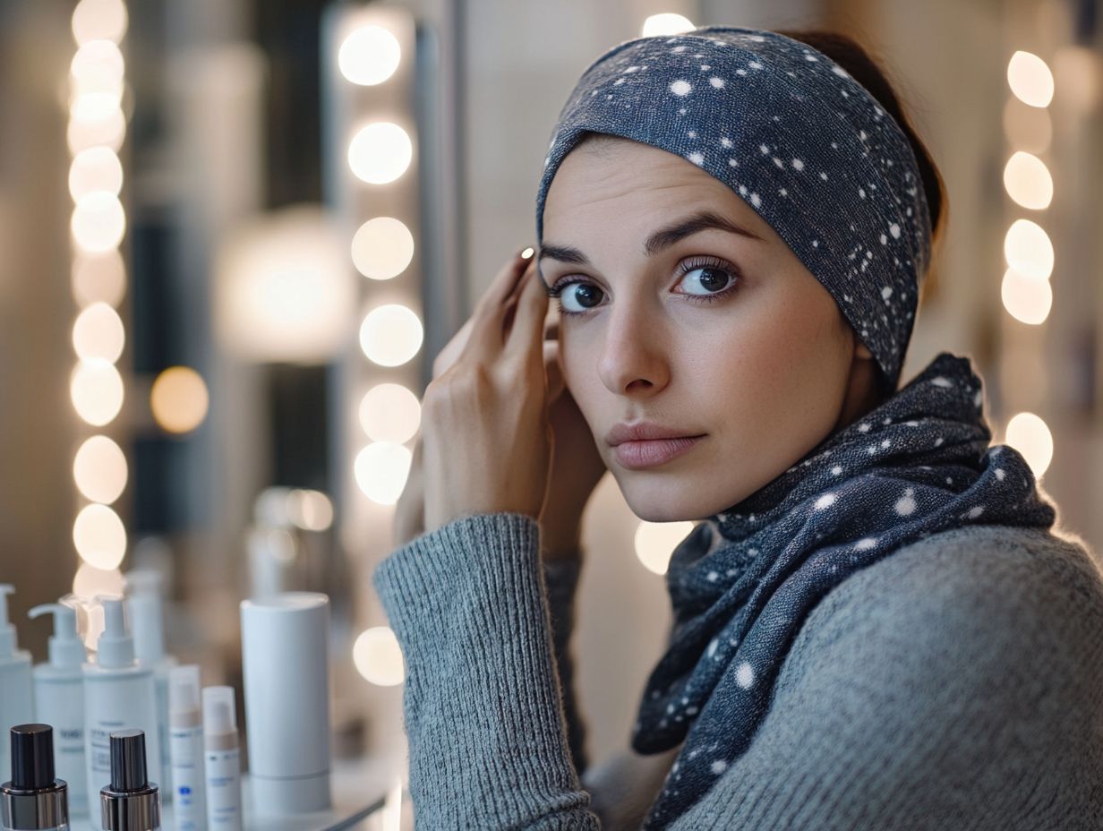 What are some common changes to appearance that can occur during cancer?