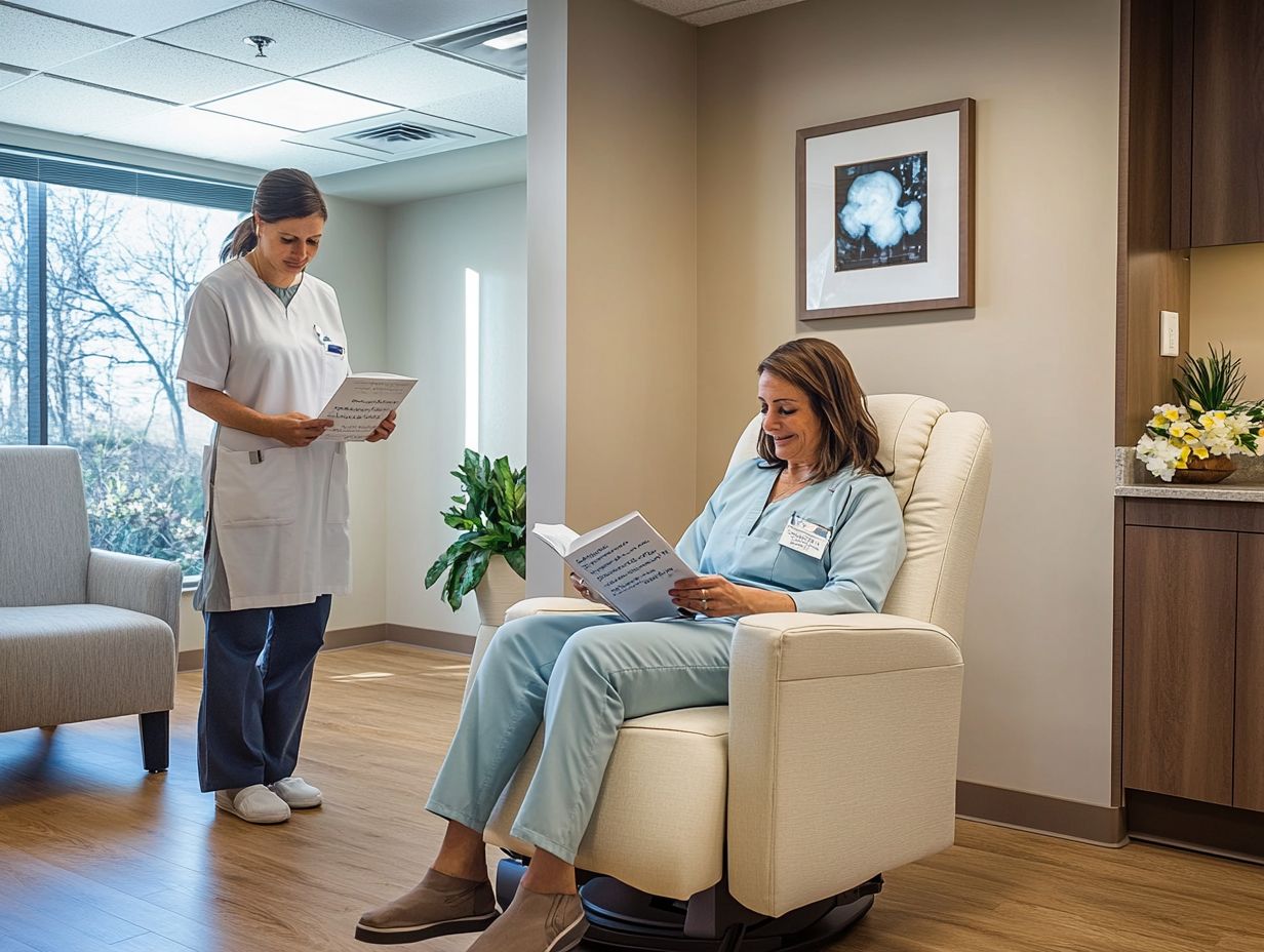 What should I expect during my first appointment for radiation therapy?