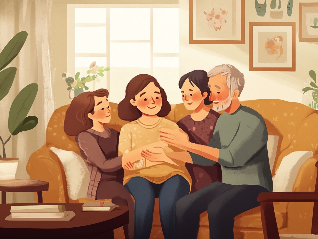 2. How can family members help a cancer patient maintain their mental and emotional well-being?