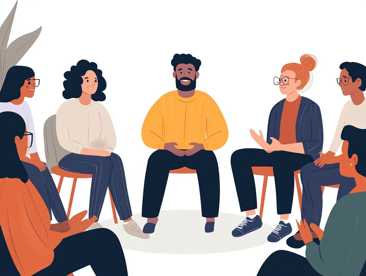 How can I effectively communicate my needs in a support group?