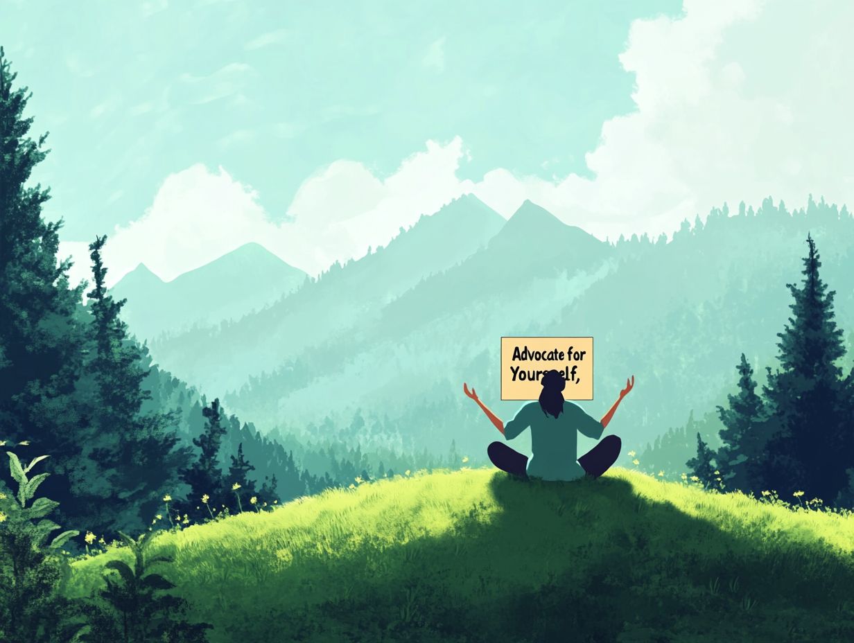 1. How do I find a balance between self-advocacy and my emotional wellbeing?