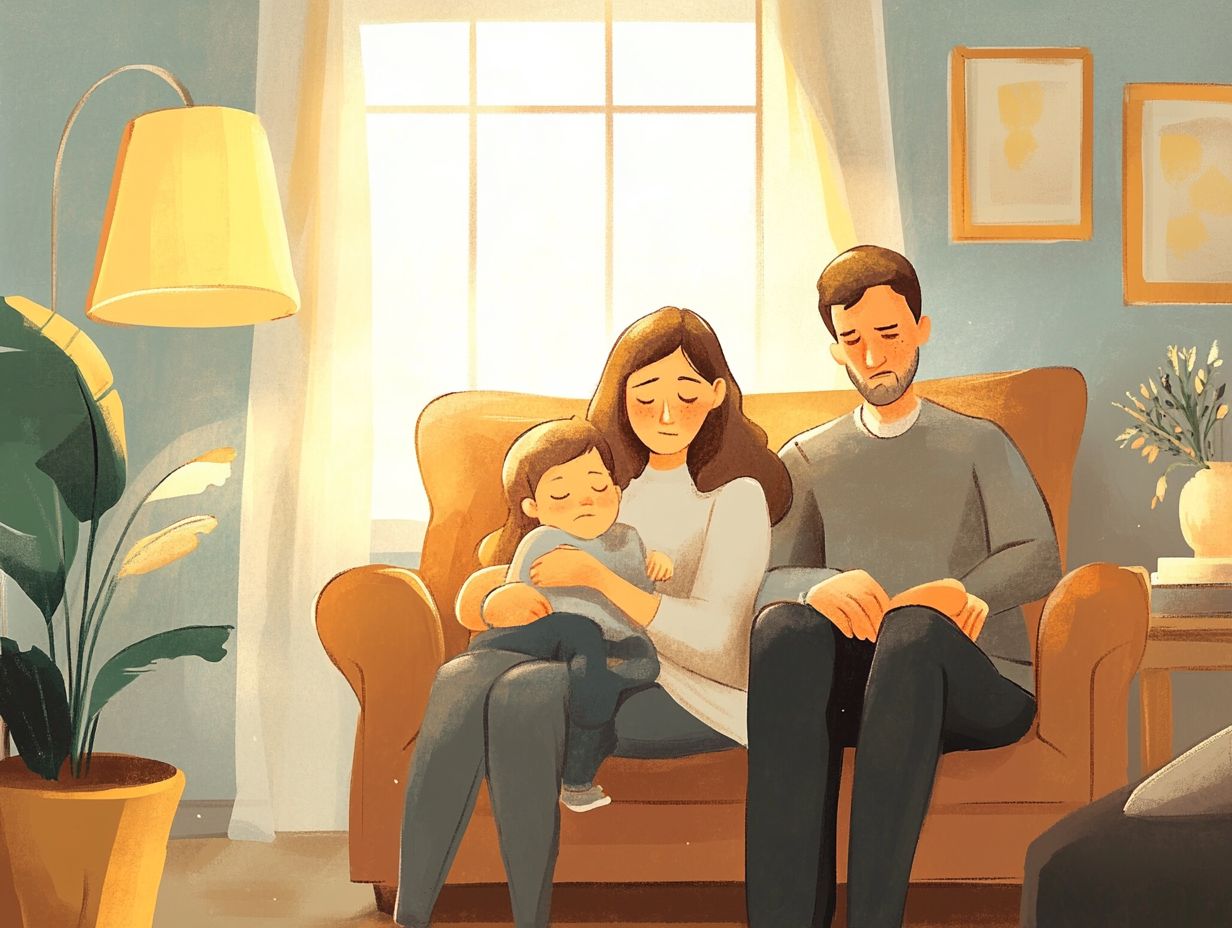 How does cancer affect family relationships?