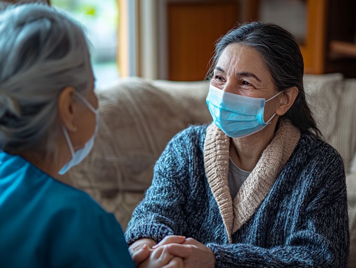 How can caregivers support their loved ones during their treatment journey?