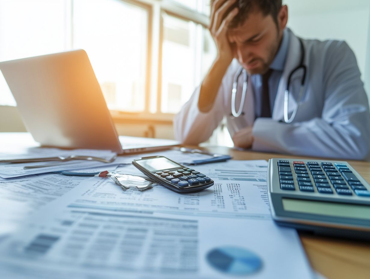 What does the term "financial burden of cancer" mean?