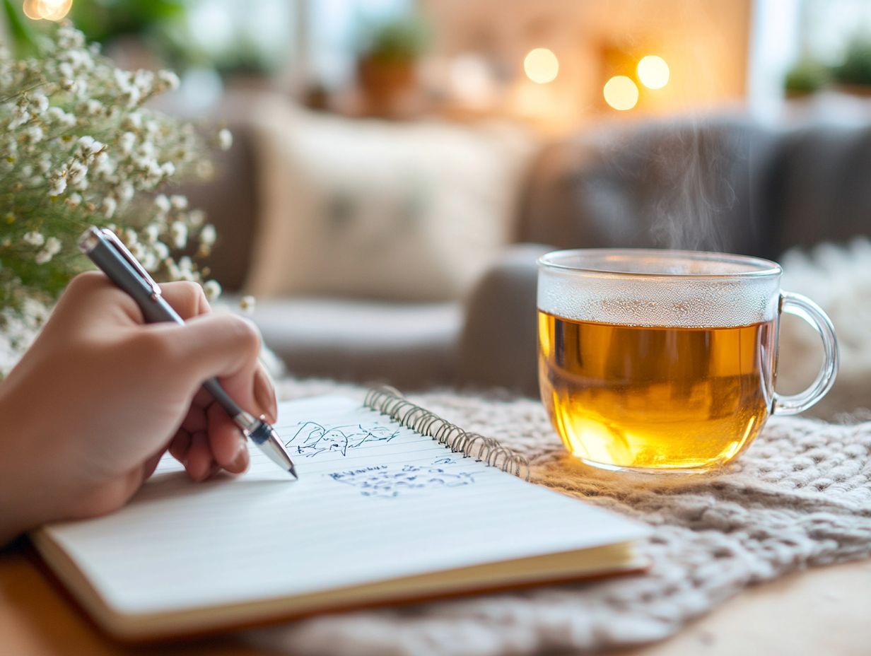 Use a calendar to track symptom patterns